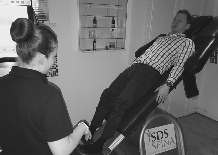 Man receiving IDD Therapy